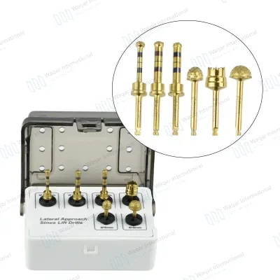 Stainless Steel Dental Trephine Drills Implant Kit