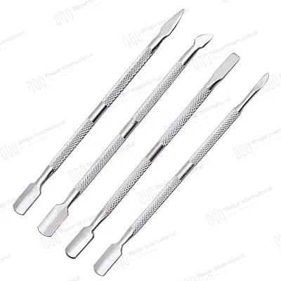 Stainless Steel Cuticle Pusher Double Ended Nail Cleaner