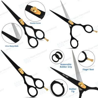 Stainless Steel Salon Barber Scissors Sharp Blade