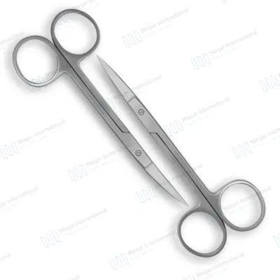 Stainless Steel Gum Scissors Curved Straight