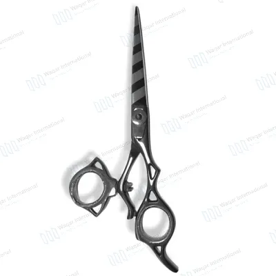 Stainless Steel Straight Hair Dressing Scissors Plastic Thinning