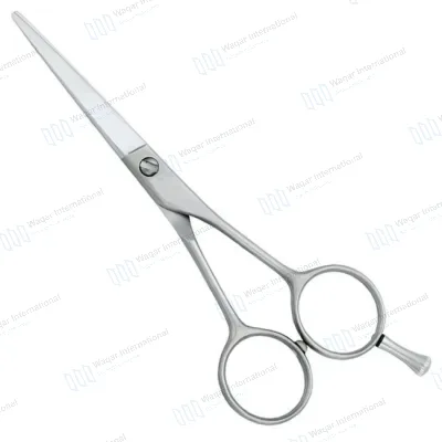 Straight Right-Handed Barber Scissors Multi-Color Coated