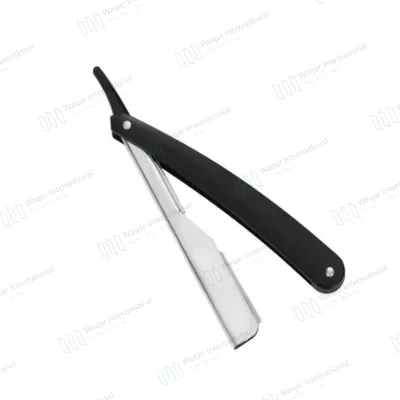 Comfortable Non Slip Stainless Steel Handle Barber Shaving