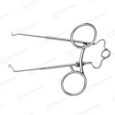Spring Retractor Surgical Tool for Hands Free Tissue Retraction