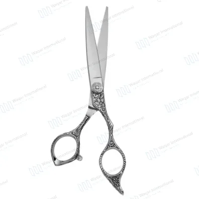 6.5 Inch Stainless Steel Salon Right-Handed Foldable