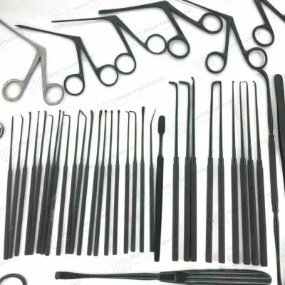 Stainless Steel Tympanoplasty Instruments Set Micro Ear