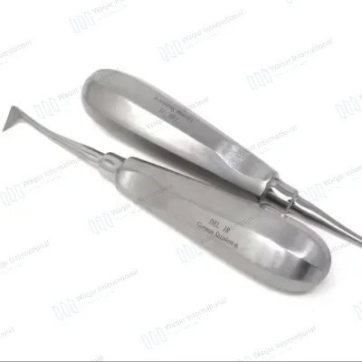 Set 2 German Stainless Steel Dental Elevators