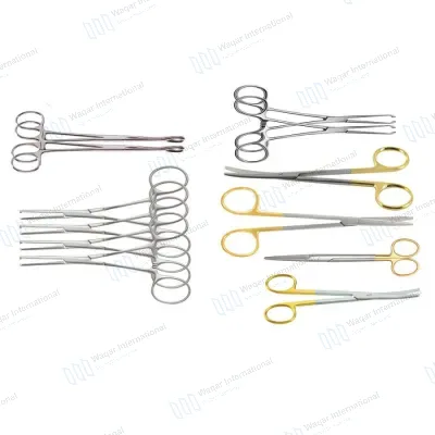 Surgical Instruments Abdominal Vascular Surgery Set German