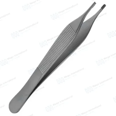 Adson Tissue Forceps Angled Teeth Precision Tips-Surgical