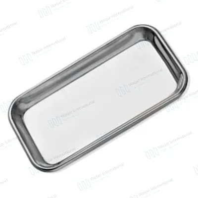 Pack 3 Stainless Steel Dental Boxes Rectangular Small