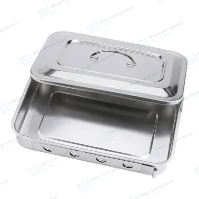 Stainless Steel Flat Tray for Medical Instrument Trays