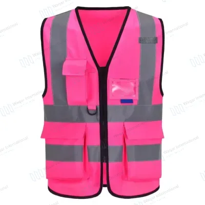 Unisex High Visibility ANSI Safety Workwear Vest