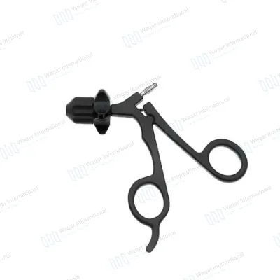 Laparoscopic Stainless Steel Spoon Forceps 12mmx450mm Autoclavable
