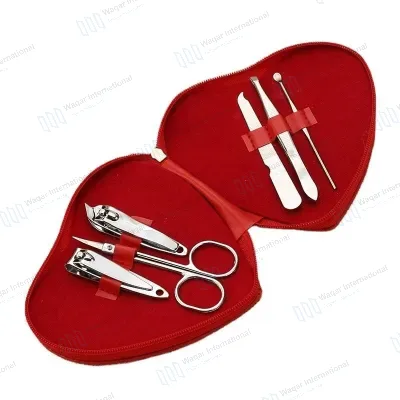8-Piece German Stainless Steel Manicure Kit Nail File