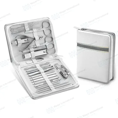 8pcs Stainless Steel Blades Manicure Set Nail Clipper Scissor
