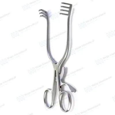 Beckman-Weitlaner Retractor Stainless Steel Autoclavable Hinged Beckman