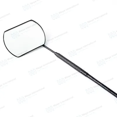 Handheld Metal Frame 3x Magnifying Single-Sided Chrome Finish Desktop