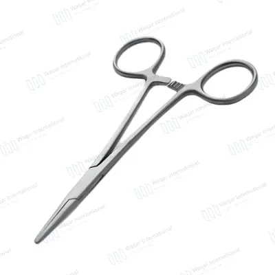 Halsted Mosquito Forceps 12.5cm Straight Curved Stainless Steel Hemostatic