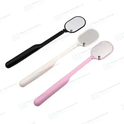 Design Eyelash Mirror Mini Handheld Butterfly Shape