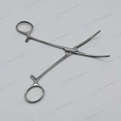 Curved Mosquito Hemostatic Forceps Stainless Steel Surgical Artery