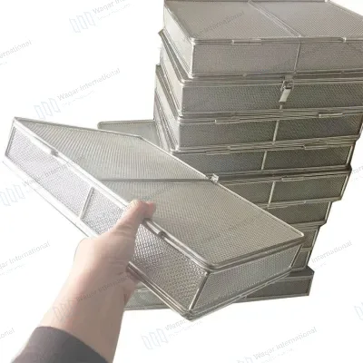 Stainless Steel Wire Mesh Sterilization Tray