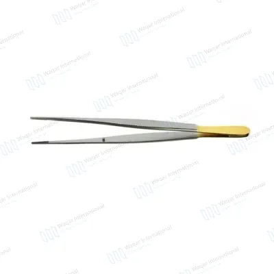 TC Potts Smith Forceps Gold Handle Stainless Steel Surgical