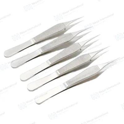 Adson Stainless Steel Hair Transplant Forceps Surgical Instrument