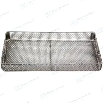 Reusable Stainless Steel Wire Mesh Surgical Tray Medical Sterilization