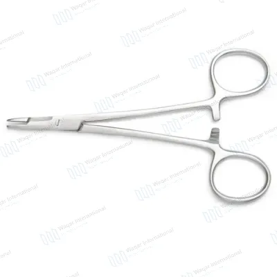 Crile Needle Holder with Gold Handles