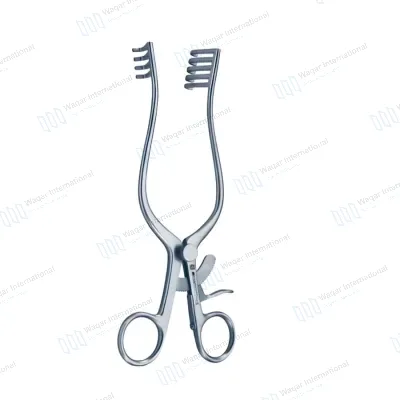 Stainless Steel Self Retaining Weitlaner Surgical Retractor