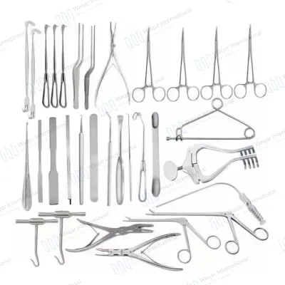 Stainless Steel Neurosurgery Set 12 Piece Surgical Instrument