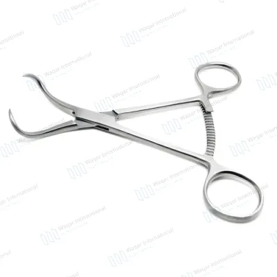 Orthopedic Bone Reduction Forceps Curved Ratchet Surgical Tool
