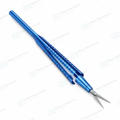 Stainless Steel Retinal Scissors for Vitreoretinal Eye