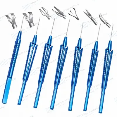 Stainless Steel 23G Capsulorhexis Forceps