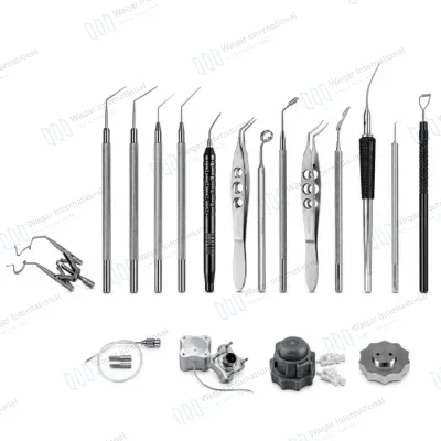 Reusable Endothelial Transplant Set 15 PCS Ophthalmic Microsurgical Instruments