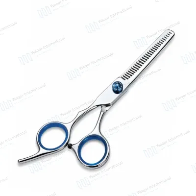 Stainless Steel Barber Scissors Plastic Handle Sharp