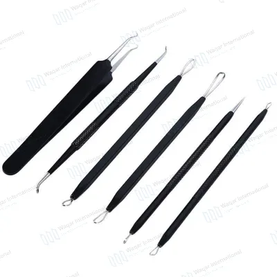 5Pcs Blackhead Remover Kit Surgical Stainless Steel Acne