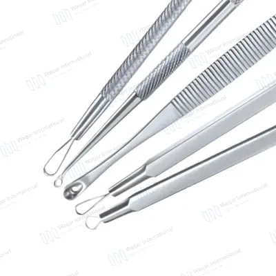 5Pcs Stainless Steel Blackhead Remover Set Acne Extraction Tools