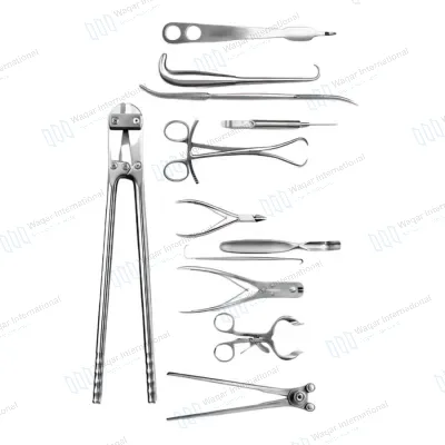 12PCS Orthopedic Surgery Set Stainless Steel Orthopedic