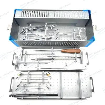 Small Fragment Orthopedic Instrument Set Stainless Steel Bone Fixation