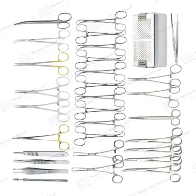 Feline Spay Neuter Instrument Set Stainless Steel Veterinary