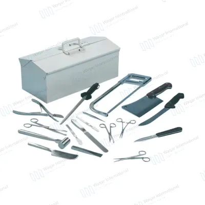 Autopsy Instrument Kit Stainless Steel Post Mortem Surgical