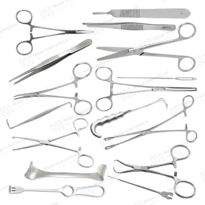 Balloon Laser Angioplasty Tray Set Surgical Scissors Metal