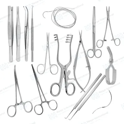 Cardiovascular Surgical Instrument Set Stainless Steel