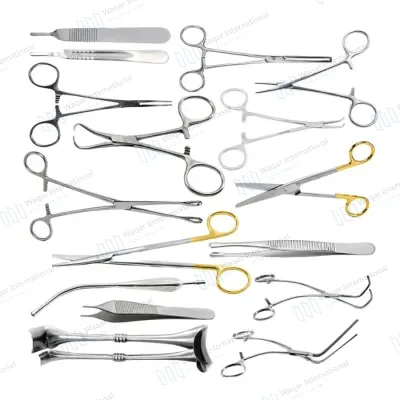 Cardiac Surgery Instrument Set Stainless Steel Cardiovascular Surgical