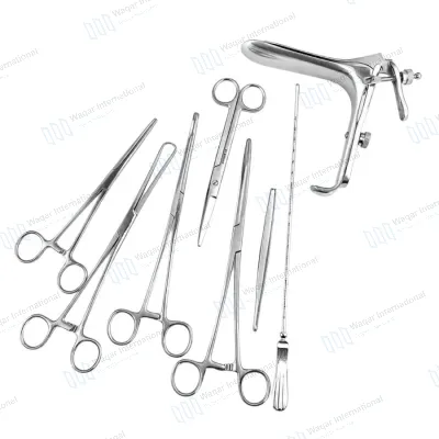 Stainless Steel IUD Insertion Instrument Set Gynecology Surgical Instruments