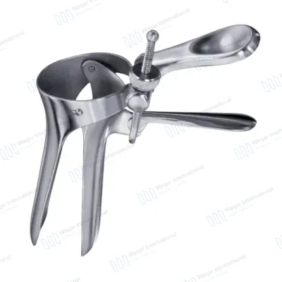 Stainless Steel Vaginal Speculum Set Blue Coated