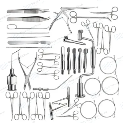 98 PCS Stainless Steel Cranial Surgery Instrument Set