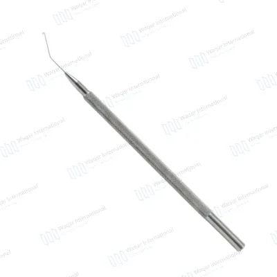 Stainless Steel Kuglen Angled Round-06 Lens Manipulator for Ophthalmic