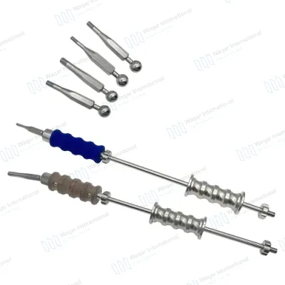 Stainless Steel Orthopedic Surgical Instrument Set Blue Silicone